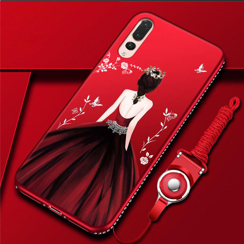 Case Huawei P20 Pro / Pre-order * 3D เพชร TPU ซิลิโคนอ่อนนุ่ม การ์ตูนน่ารัก + สายคล้องคอ *