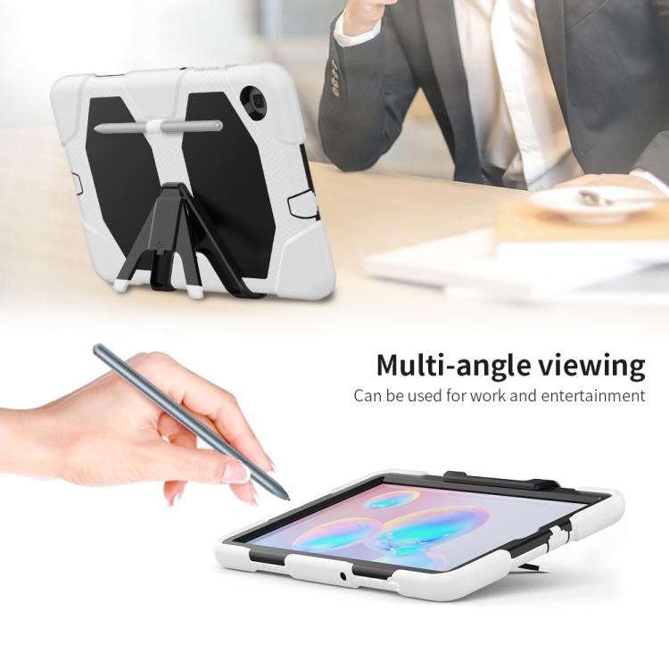 Case Samsung Galaxy Tab S6 Lite / Pre-Order * เคสกันกระแทกสีสันซิลิคอนเคสพีซีเคสพร้อมช่องใส่ปากกา *