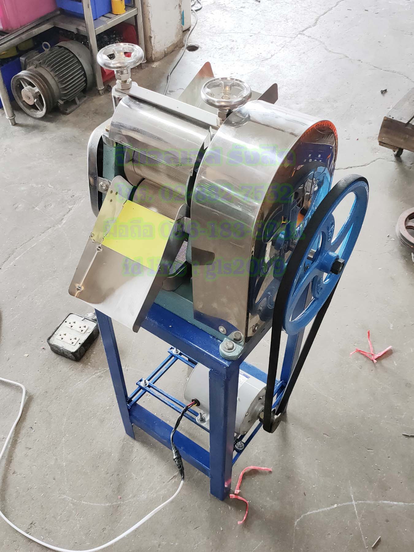 เครื่องคั้นน้ำอ้อยสดไฟฟ้า