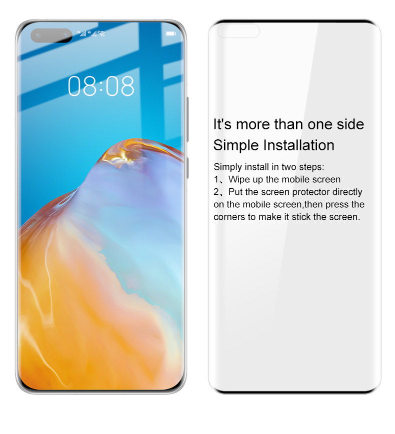 กระจกกันรอย Huawei P40 Pro / Pre-order * IMAK 3D โค้งกระจกนิรภัยป้องกันหน้าจอแบบเต็มหน้าจอ *