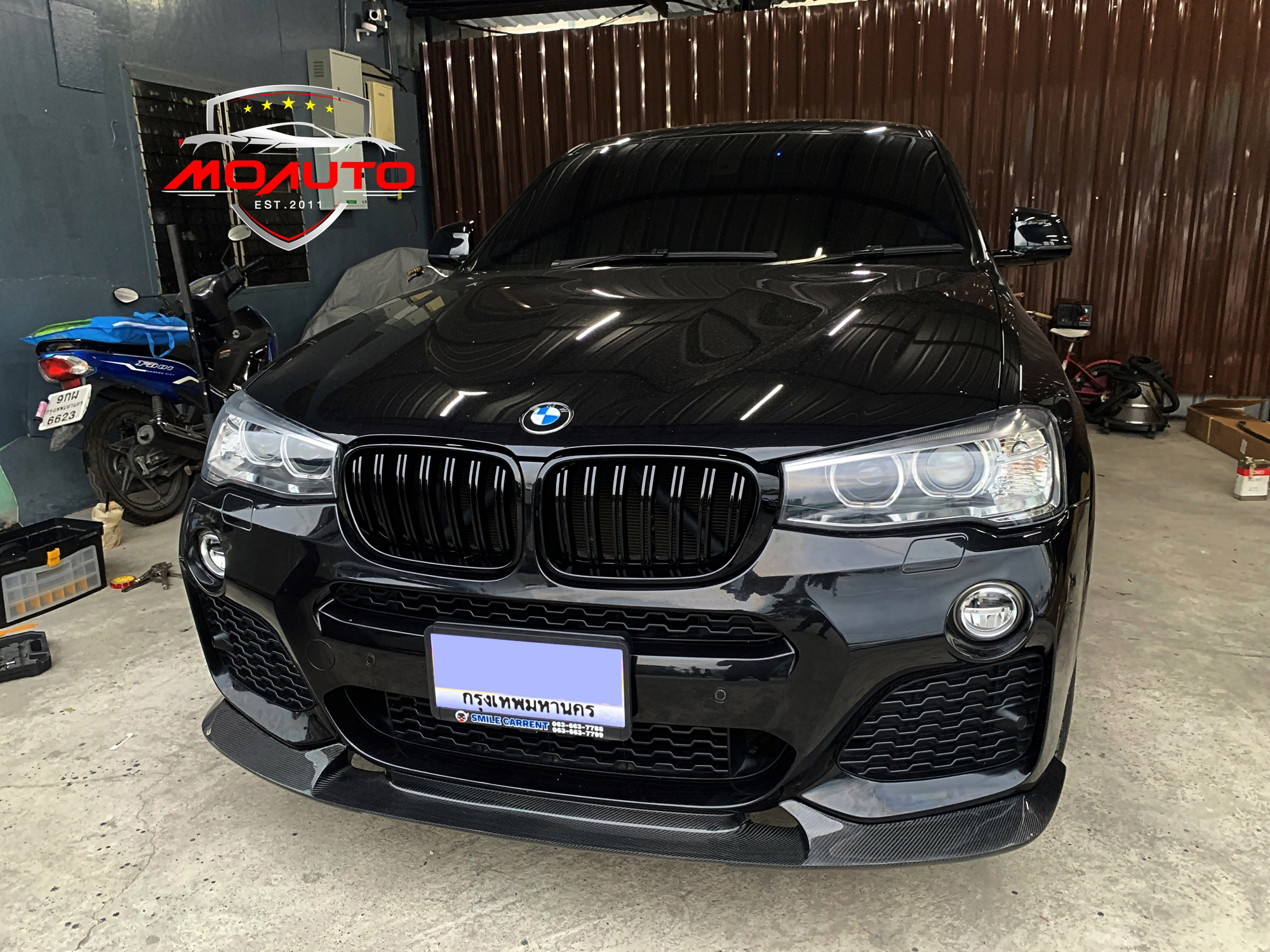 ลิ้นหน้าเพียวคาร์บอน ทรง MP X3 X4 ( F25 F26 )