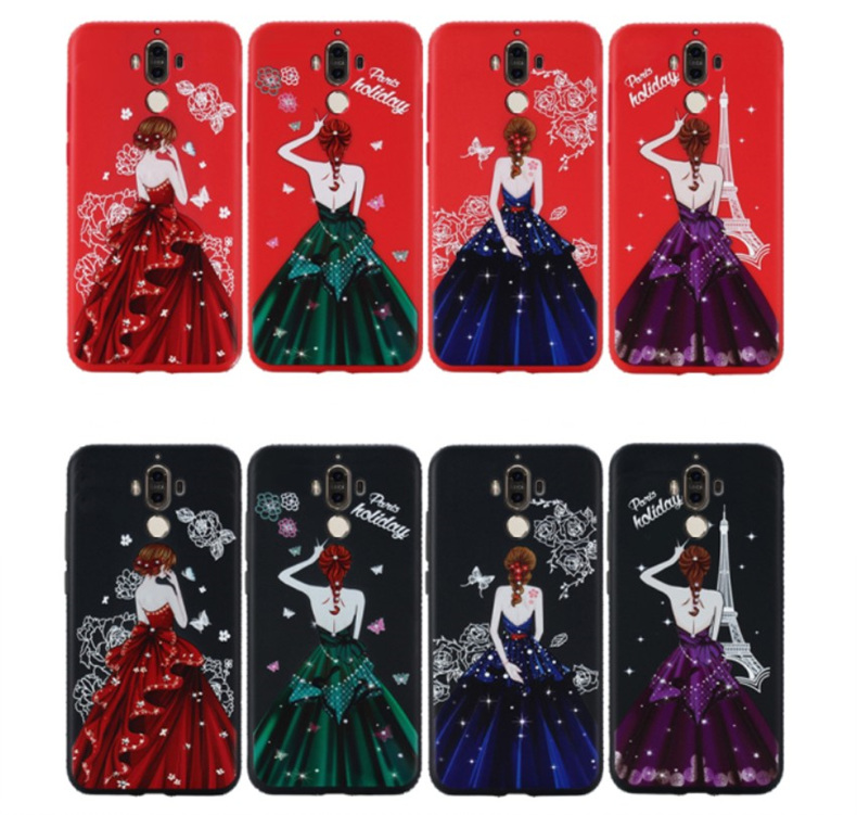 Case Huawei Mate 9 / Pre-order * 3D เพชร TPU ซิลิโคนอ่อนนุ่ม *