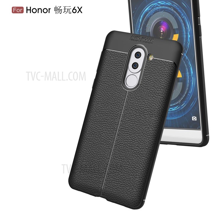 Case Huawei GR5 2017/ Pre-orde * เคส TPU เนื้อลายลิ้นจี่ Litchi Grain Soft TPU Back Casing *