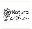 แสตมป์ รูป ดอกกุหลาบ Natural