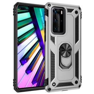 Case Huawei P40 Pro / Pre-order * เคส TPU Combo Combo แหวนเกราะขาตั้ง *