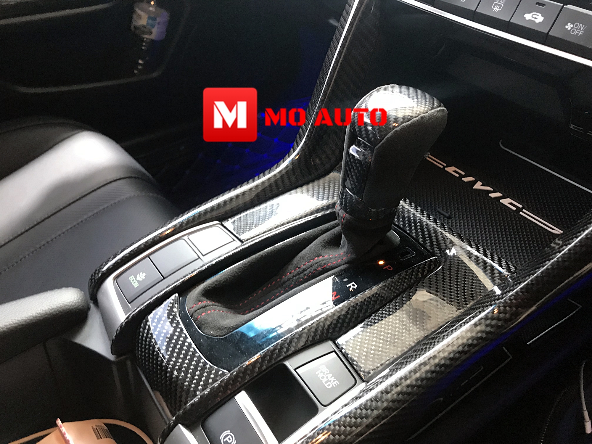 ชุดครอบคอนโซลเกียร์ CARBON แท้ CIVIC FC / FK 2016-2021