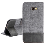 Case Samsung Galaxy A7 2017 / Pre-order * MUXMA MX102 ซองหนังผ้าใบพลิกแนวนอนพร้อมขาตั้งและช่องเสียบการ์ดและกระเป๋าสตางค์ *