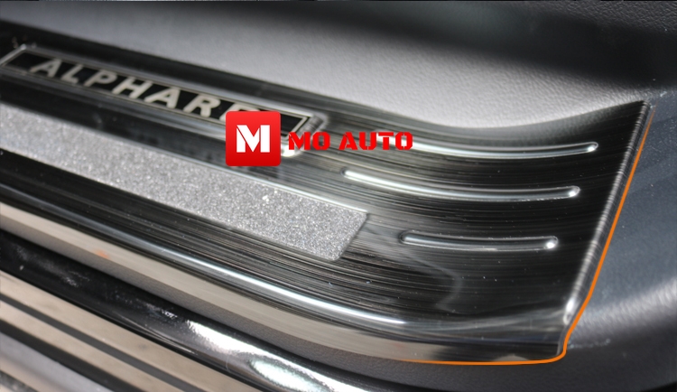 สคับเพลทกันรอย ดำเงา V2 ALPHARD / VELLFIRE MC