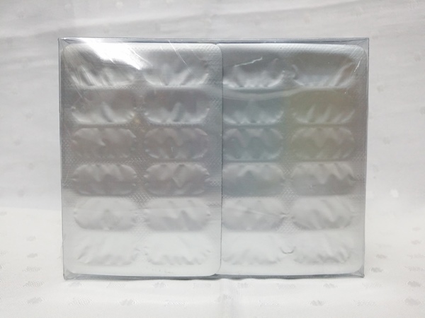 แคปซูลสมุนไพร หมามุ่ย บรรจุกล่องๆ ละ 10 แผงๆ ละ 12 แคปซูลๆ ละ 300 มก. รวม 120 แคปซูล