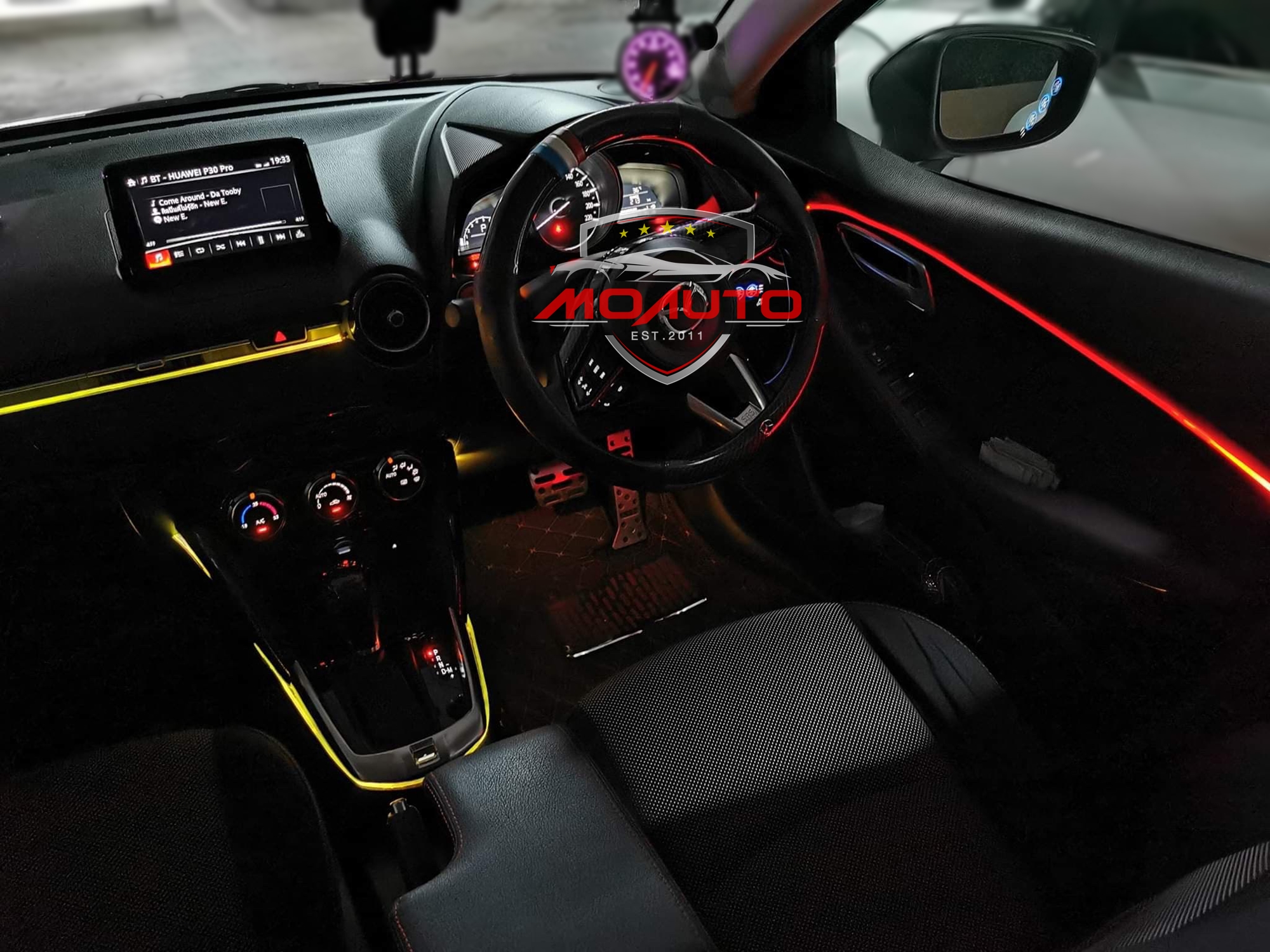 ไฟ LED Ambient light ภายใน MAZDA 2