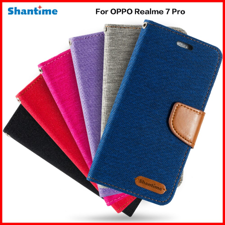 Case Realme 7 Pro / Pre-Order * Shantime เคสซองหนังผู้ถือบัตรซิลิโคนกรอบรูปเคสกระเป๋าสตางค์ *