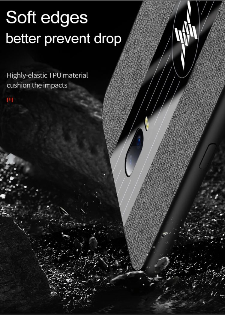 Case OPPO R17 Pro / Pre-Order * XINLI เย็บผ้าเนื้อกันกระแทกเคส TPU *