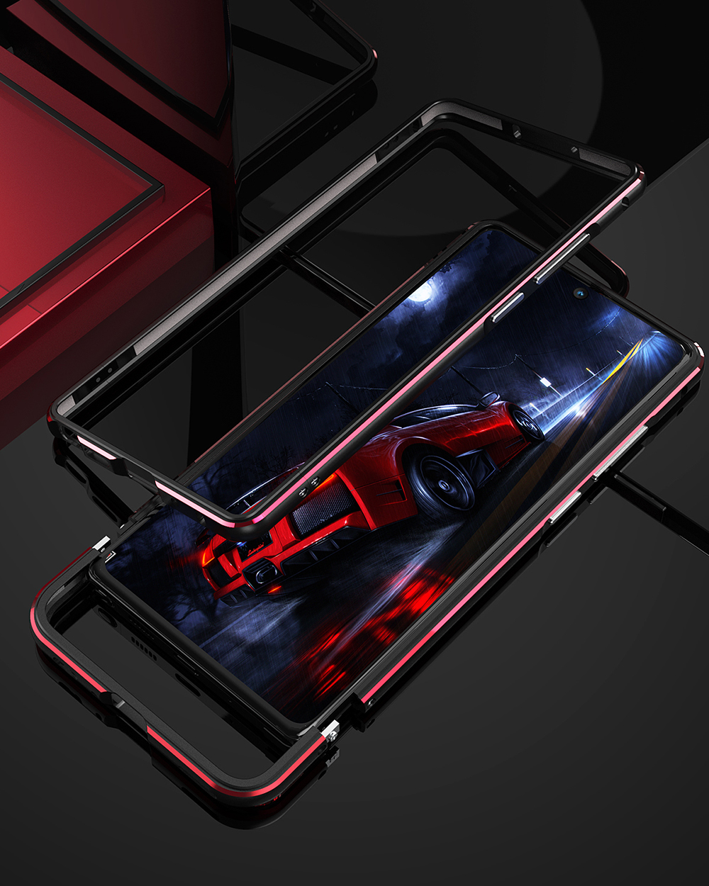 Case Samsung Galaxy Note 20/Note 20 5G / Pre-Order * เคสอลูมิเนียมกันชนฝาครอบวัสดุอลูมิเนียมที่มีขอบชุบ การออกแบบสกรูล็อคปลอดภัยในการใช้งาน *