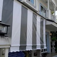 ผ้าใบชักรอก กว้าง2เมตร สูง1เมตร ทุกแบบ ทุกสี (ไม่รวมเสาค้ำ) ผ้าใบกันสาด ผ้าใบกันฝน ผ้าใบม้วนกันฝน ผ้าใบม้วนกันแดด ผ้าใบหน้าร้าน มีทุกสี 2m x 1m