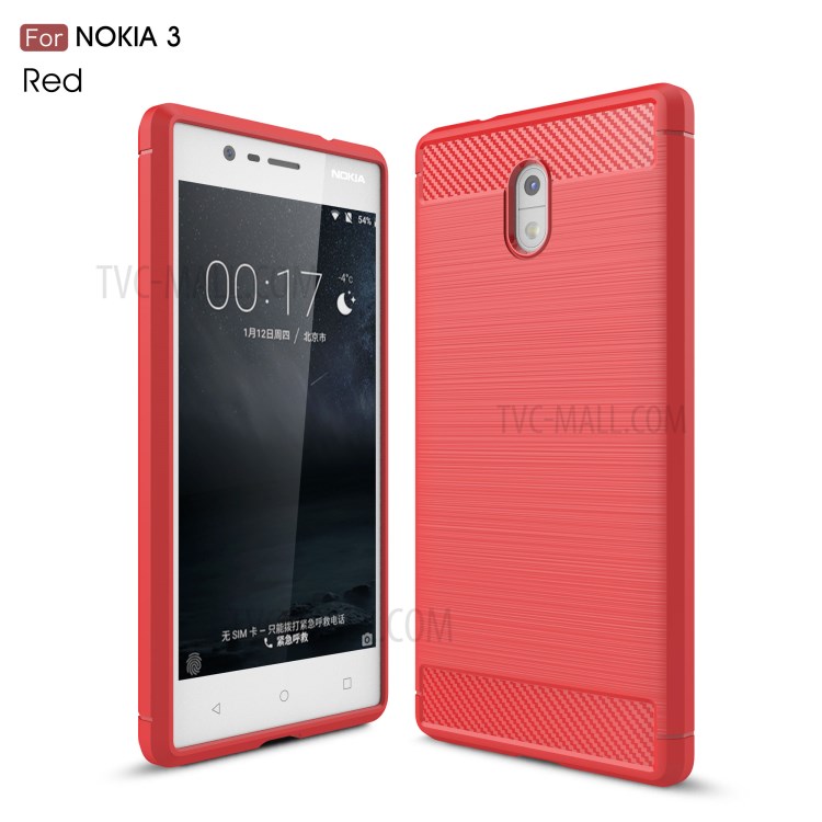 Case Nokia 3 / Pre-order * เคส TPU คาร์บอนไฟเบอร์ *