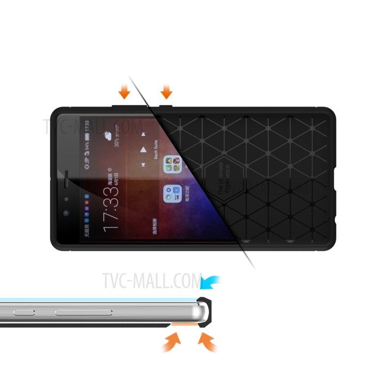 Case Huawei P9 Plus / Pre-order * คาร์บอนไฟเบอร์ Brushed TPU *