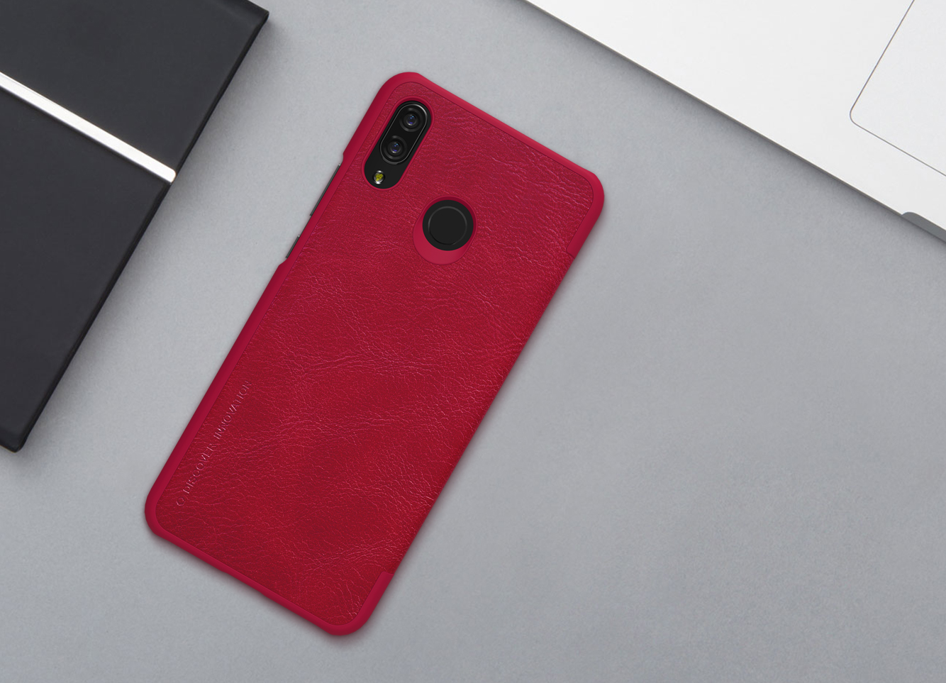 Case Huawei Nova 3 / Pre-Order * NILLKIN ฉินหนัง Folio Case เลือกหนังคุณภาพสูง *