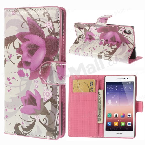 Case Huawei P7 / Pre-order * เคสหนังปกแม่เหล็ก พิมพ์ลาย *