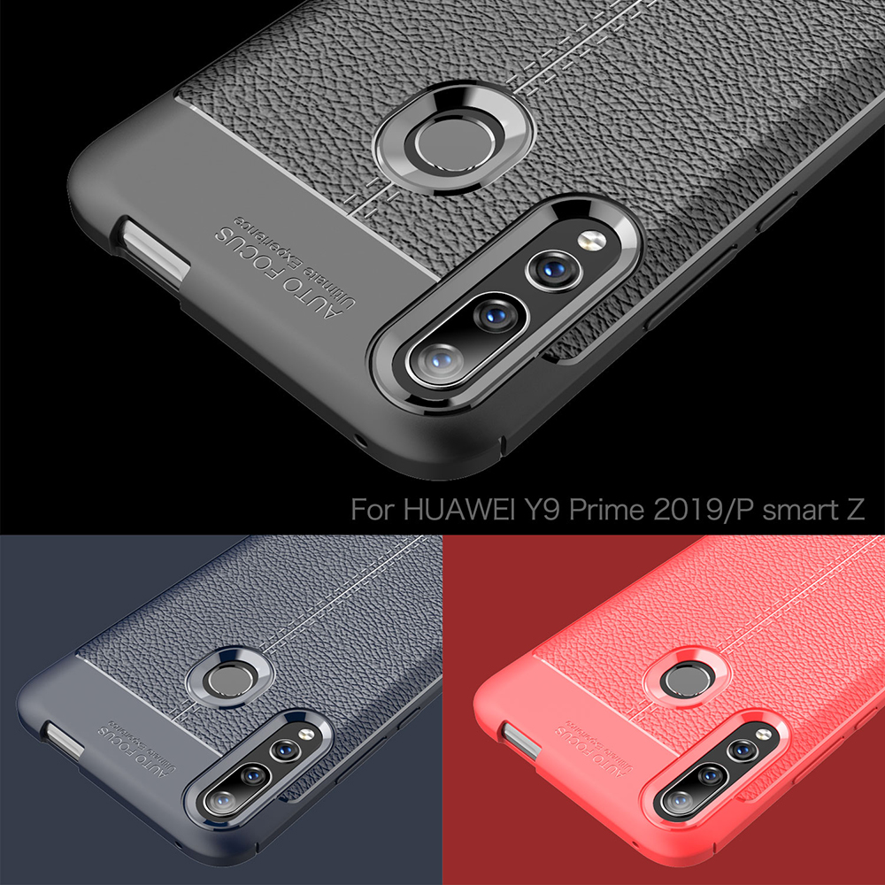 Case Huawei Y9 Prime 2019 / Pre-Order * เคส TPU แบบสัมผัสเนื้อลิ้นจี่ *