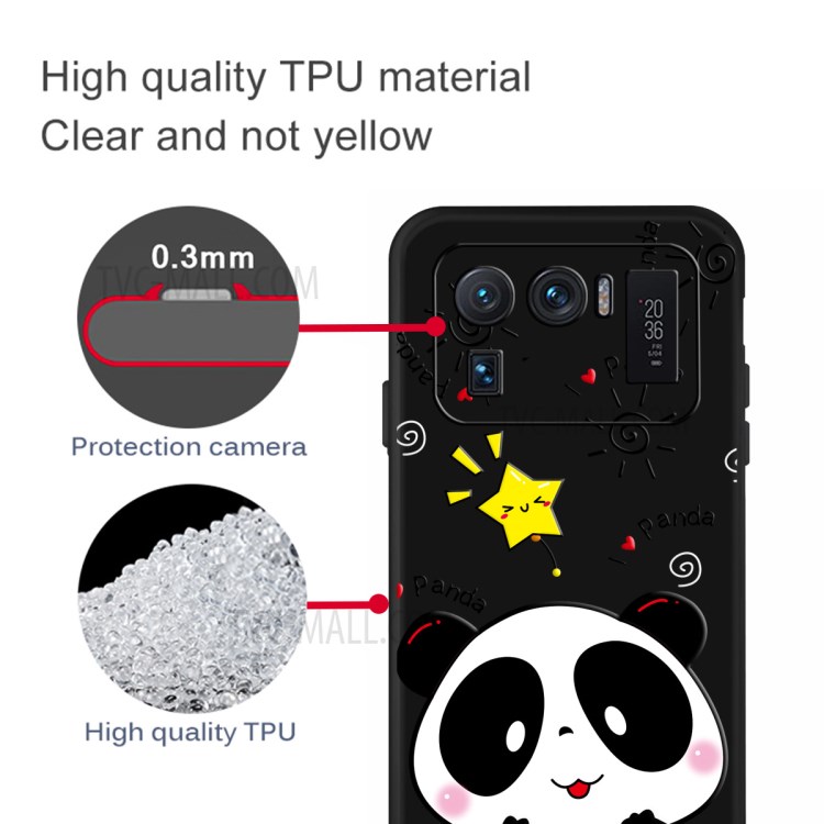 Case Xiaomi Mi 11 Ultra 5G # Pre-Order * เคส TPU พิมพ์ลาย Frosted รูปแบบที่โดดเด่นเพิ่มองค์ประกอบที่มีสไตล์ให้กับอุปกรณ์ *