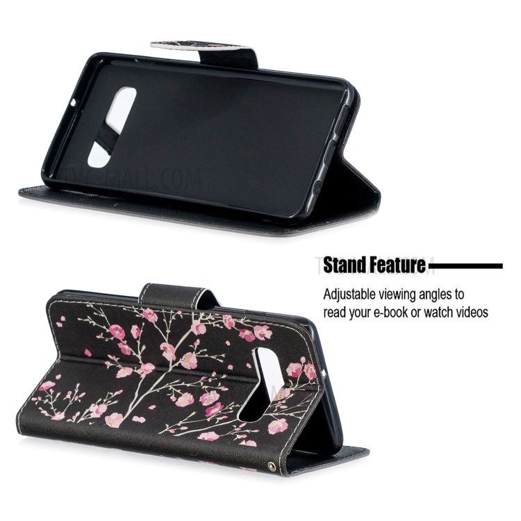 Case Samsung Galaxy S10 / Pre-Order * กระเป๋าสตางค์พิมพ์รูปแบบยืน เคสที่มีสายคล้องมือ *