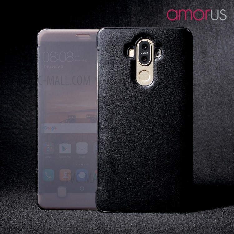 Case Huawei Mate 9 / Pre-order * AMORUS โปร่งแสงดูหน้าต่างซองหนัง *