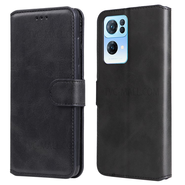 Case OPPO Reno7 5G # Pre-Order * เคสหนัง PU + ซองใส่โทรศัพท์ป้องกันรอบด้าน TPU อ่อน *