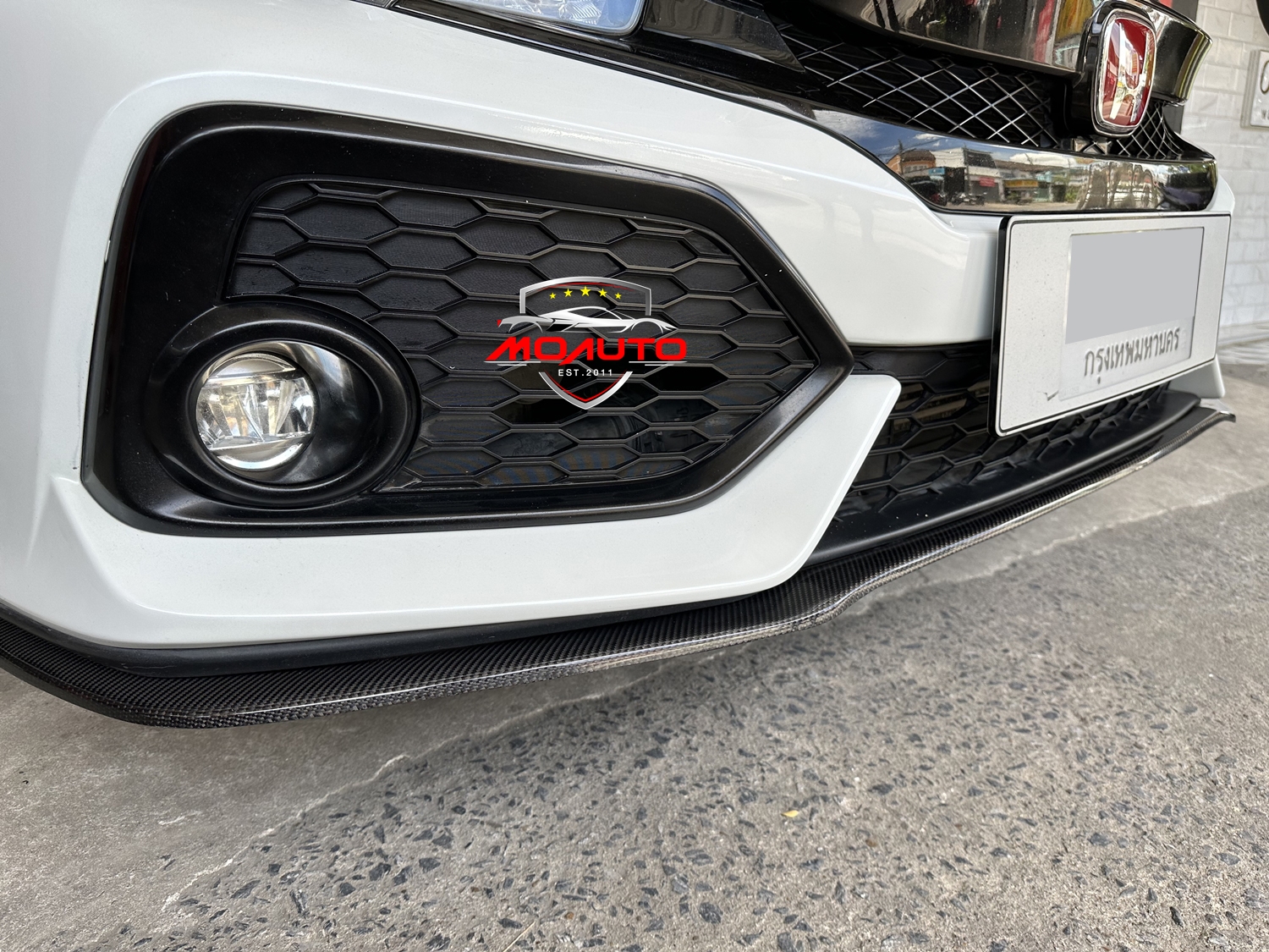 ลิ้นหน้าคาร์บอนแท้ HATCHBACK FK 2016-2018