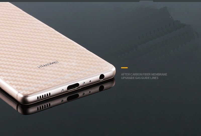 ฟิล์มกันรอย ด้านหลัง Huawei P10 / Pre-order * 3D คาร์บอนไฟเบอร์ปกหลังฟิล์มป้องกันลื่น *