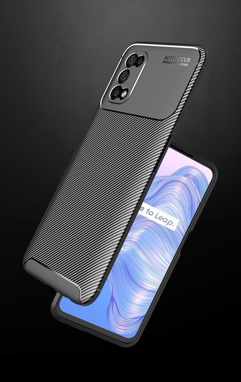 Case Realme 7 5G / Pre-Order * เคสกันกระแทกคาร์บอนไฟเบอร์เคส TPU *