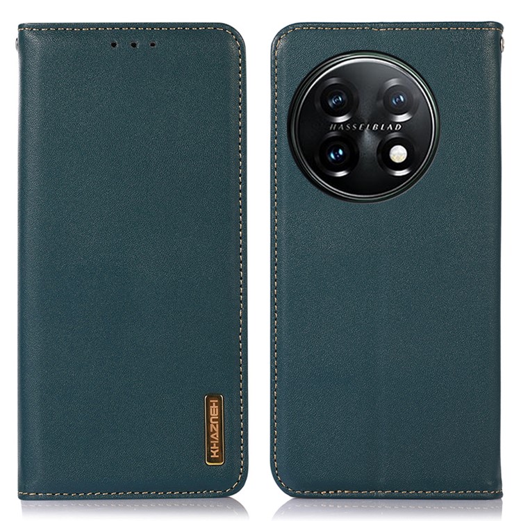 Case OnePlus 11 5G # Pre-Order * KHAZNEH เคสหนังวัวแท้ Nappa Texture Stand Wallet เคสโทรศัพท์ป้องกัน *