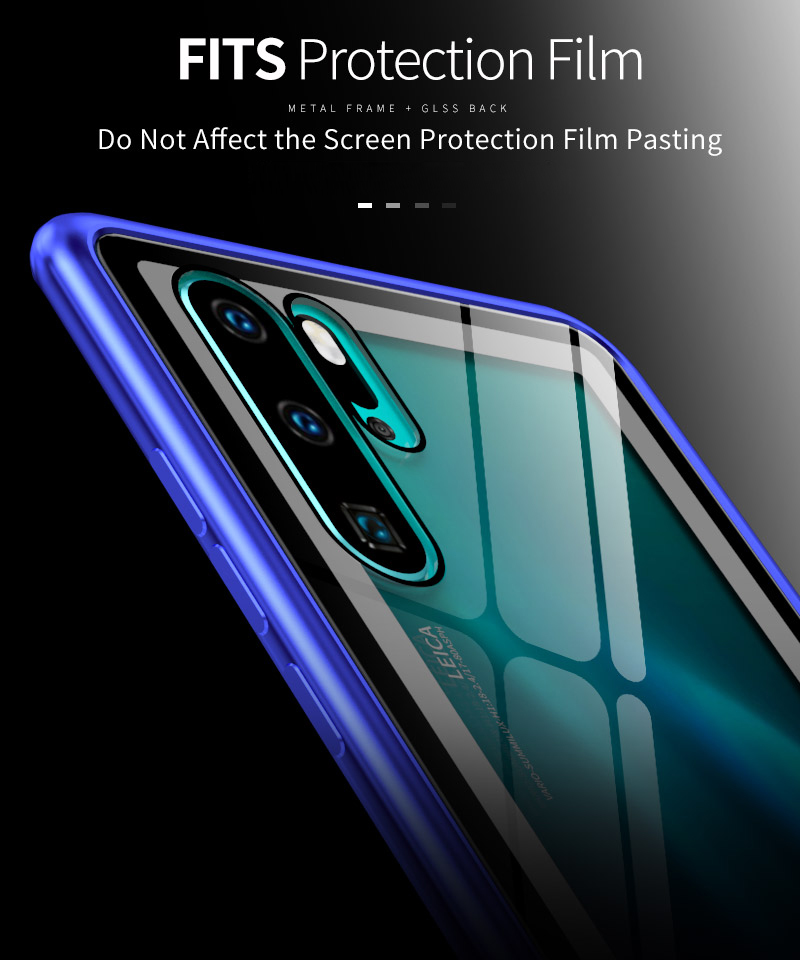 Case Huawei P30 Pro / Pre-Order * กรอบโลหะแม่เหล็ก + กระจก ครอบคลุม 360 องศา *