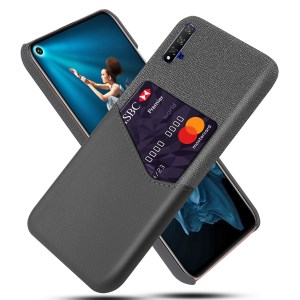 Case Huawei Nova 5T / Pre-order * KSQ PC + PU + ผ้าไฮบริด เคสที่มีช่องเสียบการ์ด *