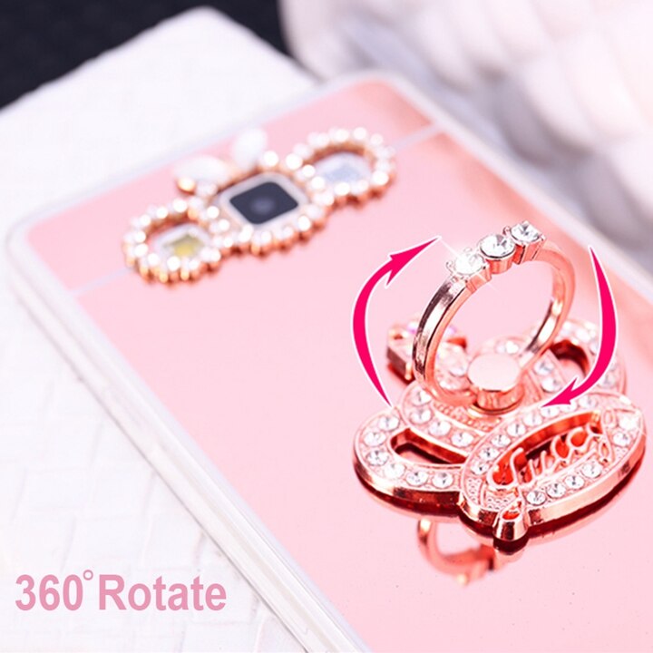 Case Huawei Mate 9 Pro / Pre-order * เคสTpu ซิลิโคนหรูหราใหม่ + ขาตั้งแหวน กระจก *