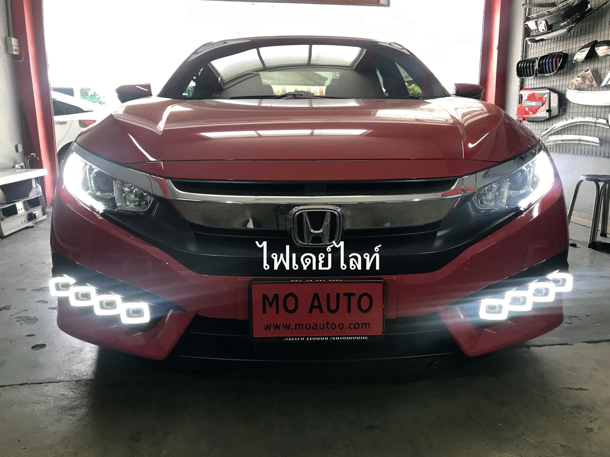 ไฟ Daylight CIVIC FC ทรง DUCATI STYLE 2016-2018