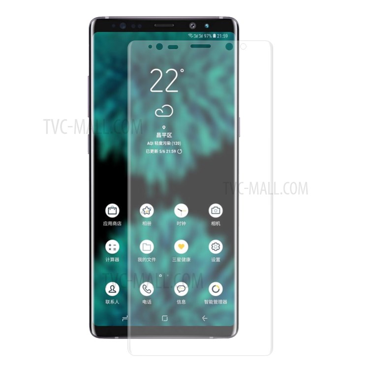ฟิล์มกันรอย Samsung Galaxy Note9 / Pre-Order * HAT PRINCE Soft PET 3D โค้งป้องกันการโค้งเต็มครอบคลุมหน้าจอ *