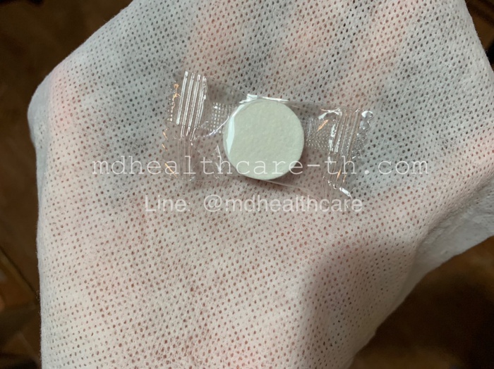 (10ชิ้น) ผ้าอัดเม็ด ผ้าฝ้ายแท้100% เช็ดหน้า/ผ้าอเนกประสงค์ 20*22cm.แบบใช้แล้วทิ้ง แยกห่อต่อชิ้น