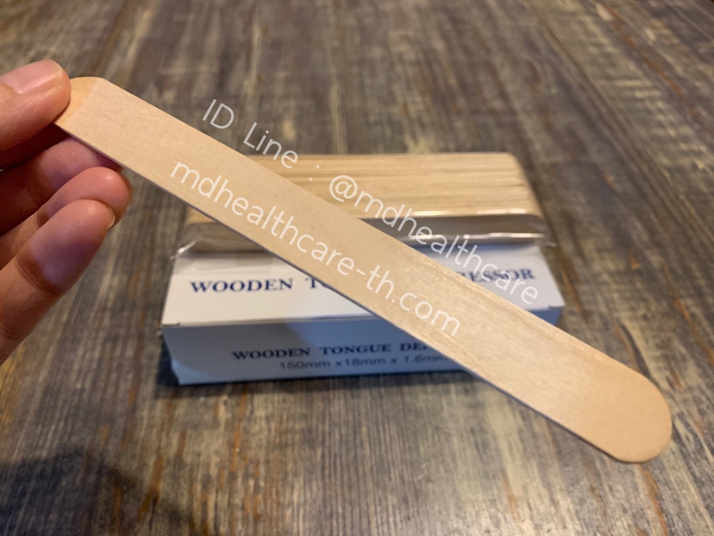 ไม้พายปาดครีม ไม้พายทาแว๊กซ์กำจัดขน ขนาด15*1.8cm (25ชิ้น)