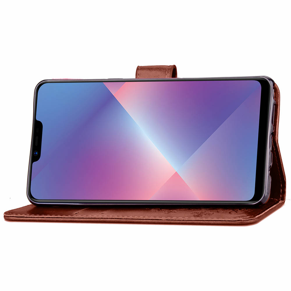 Case OPPO A3S / Pre-order * * เคสกระเป๋าสตางค์ พิมพ์ลายดอกไม้น่ารัก *