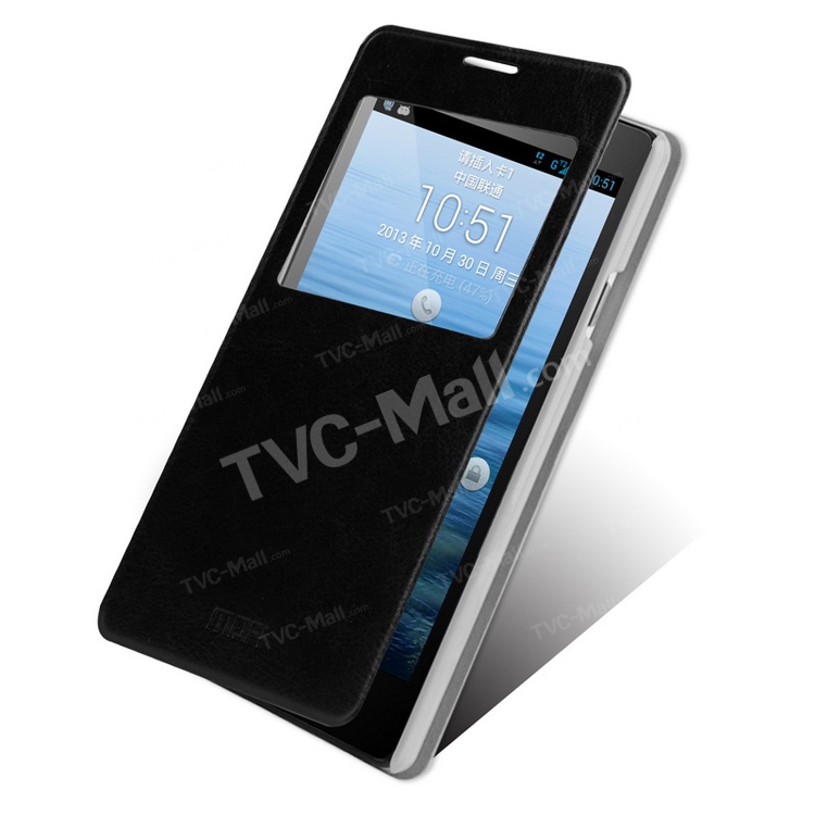 Case Huawei Ascend G700 / Pre-order *เคสหนัง Mofi 1ช่องหน้าต่าง*