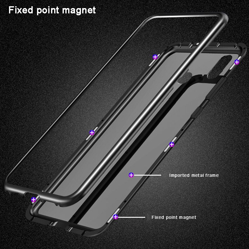 Case Xiaomi Pocophone F1 / พรีออเดอร์ * เคสกรอบโลหะแม่เหล็ก + ฝาหลังโทรศัพท์กระจกนิรภัย *