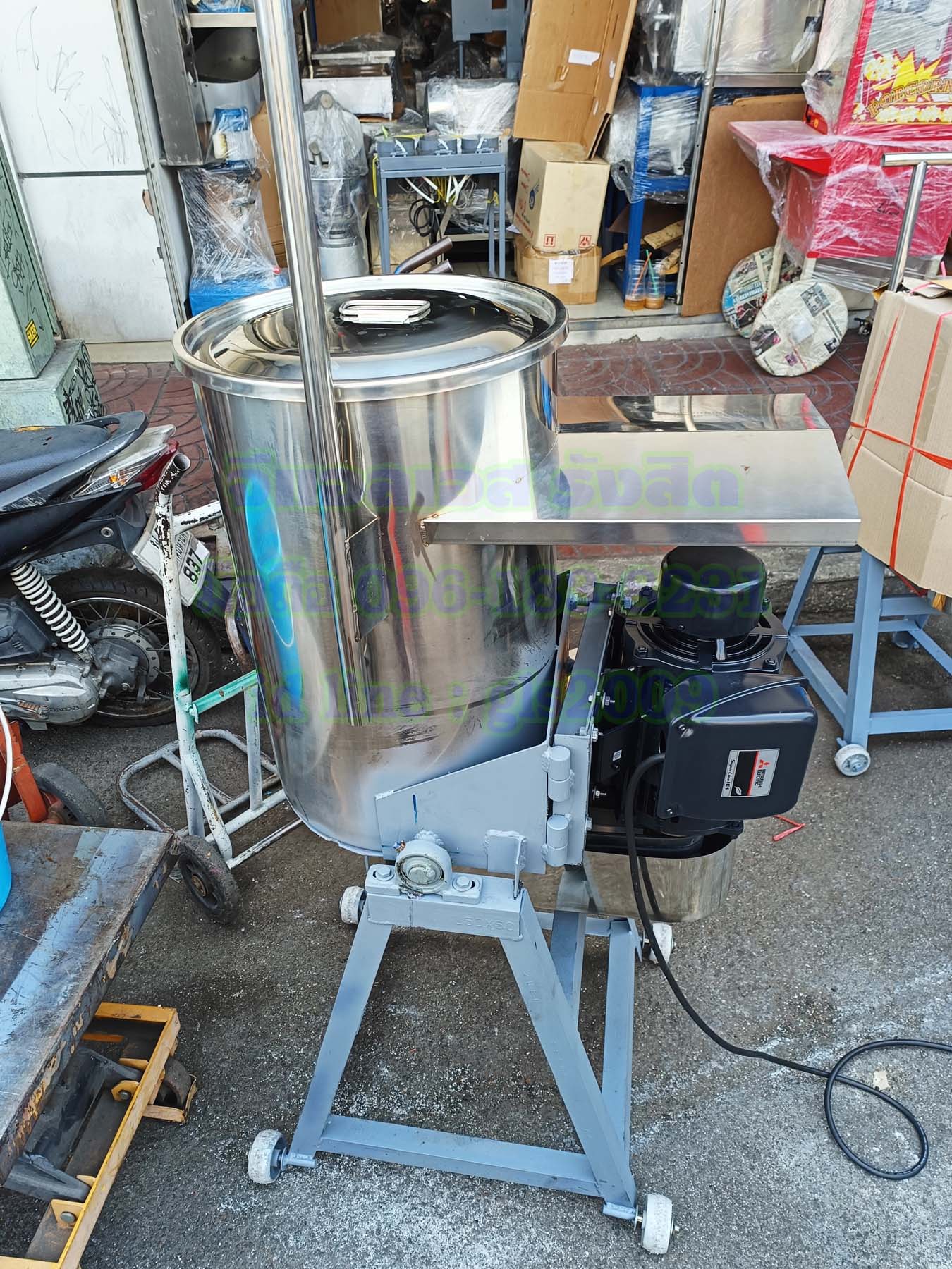 เครื่องทำน้ำเกล็ด13นิ้วมอเตอร์มิตซู2แรง