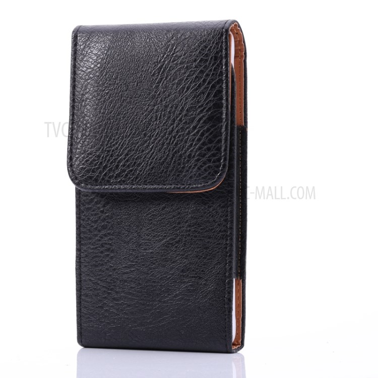 คลิปหนีบเข็มขัด กระเป๋าหนัง / Pre-Order * 6.3 นิ้ว Universal Case ขนาด: 16.5 x 8.3 x 1.8cm - ดำ *