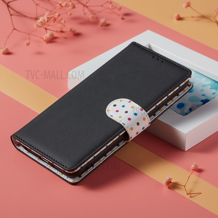Case Huawei Nova 5T / Pre-order * เคสจุดสไตล์ย้อนยุคโทรศัพท์หนังเปลือกมีสายคล้องคอ *