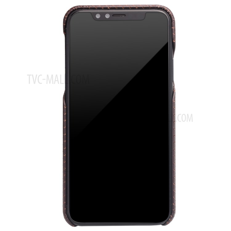 Case iPhone X, iPhone XS / Pre-Order * QIALINO พรีเมี่ยมพีซีเคลือบด้วยหนัง cowhide ชั้นแรก กระจายความร้อนด้วยรูตาข่าย *