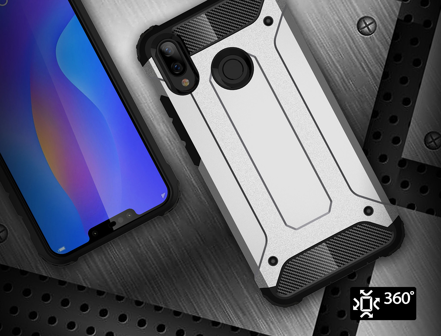 Case Huawei Nova 3i / Pre-Order * เคส TPU Combo ไฮบริด TPU และวัสดุพลาสติก *