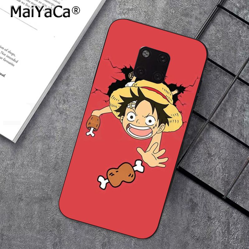 Case Huawei Mate 10 Pro / Pre-order * One piece เคส TPU นิ่มพื้นดำพิมพ์ลาย *