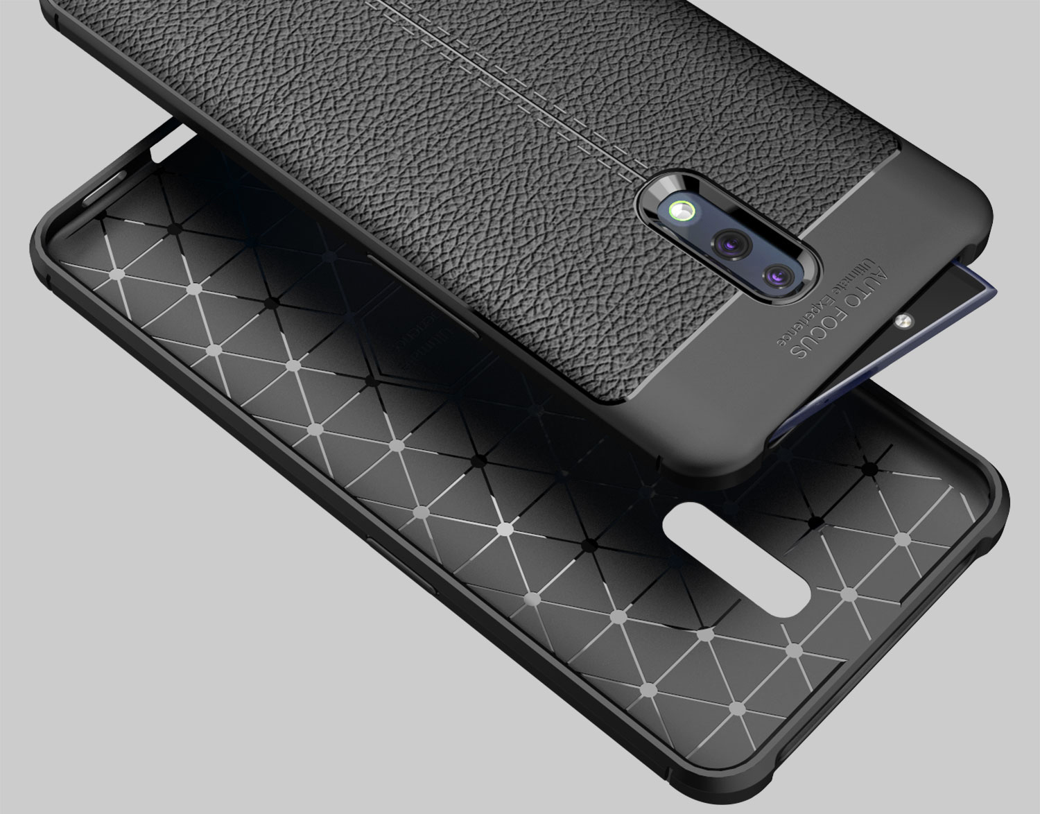 Case OPPO Reno / Pre-order * เคส TPU พื้นผิวลิ้นจี่ *