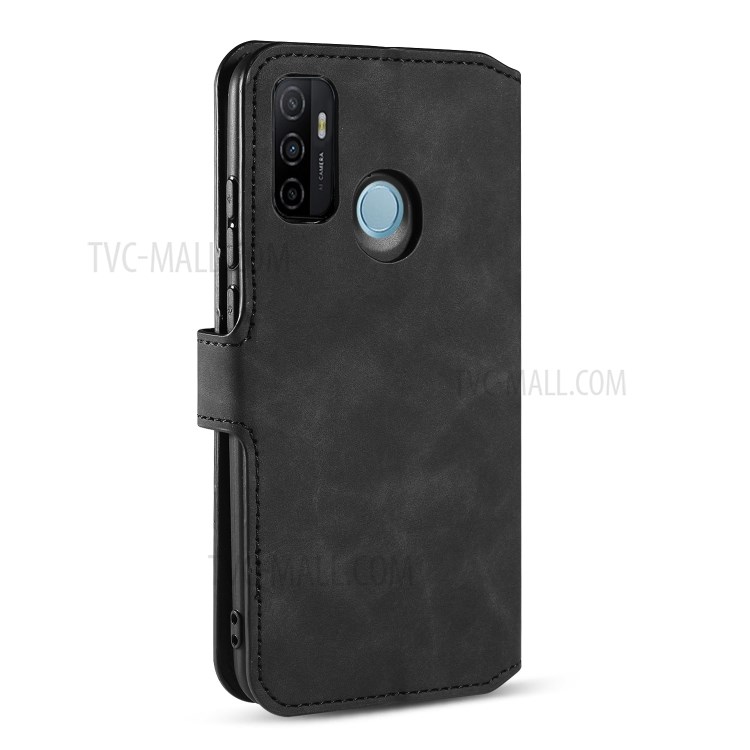 Case OPPO A53 (2020) # Pre-Order * KHAZNEH เคสโทรศัพท์หนังย้อนยุค สไตล์กระเป๋าสตางค์: ช่องใส่การ์ด 2 ช่อง + กระเป๋าเงินสด 1 ช่อง *