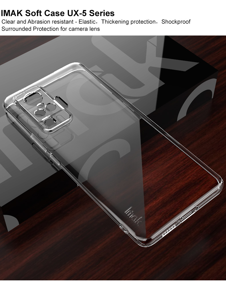 Case Vivo X50 Pro / Pre-Order * IMAK เคสใส ผลิตจาก TPU ป้องกันสิ่งแวดล้อมคุณภาพสูง (เทอร์โมพลาสติกโพลียูรีเทน) *